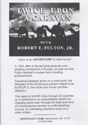 TWICE UPON A CARAVAN – Robert Edison Fulton jr.